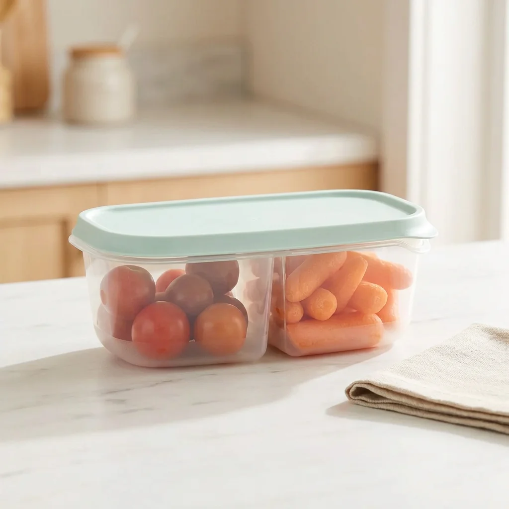 Conjunto de 3 Recipientes Reta - Food Storage With Compartments avaliação e preço