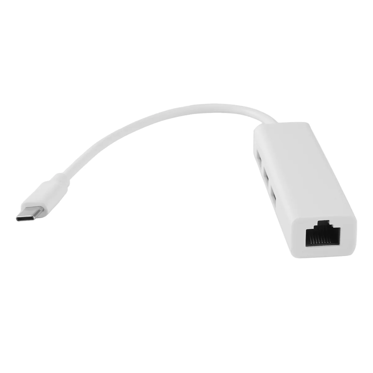 ZIZI USB-C USB 3.1 نوع C إلى USB RJ45 إيثرنت Lan كابل محول Hub للكمبيوتر الشخصي #4