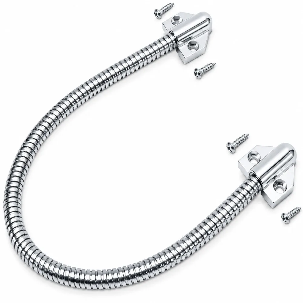 1pcs/3pcs 16 Inch Door Flex Conduit Exposed Mounting Stainless Steel Flexible Electrical Conduit Loop Power Transfer
