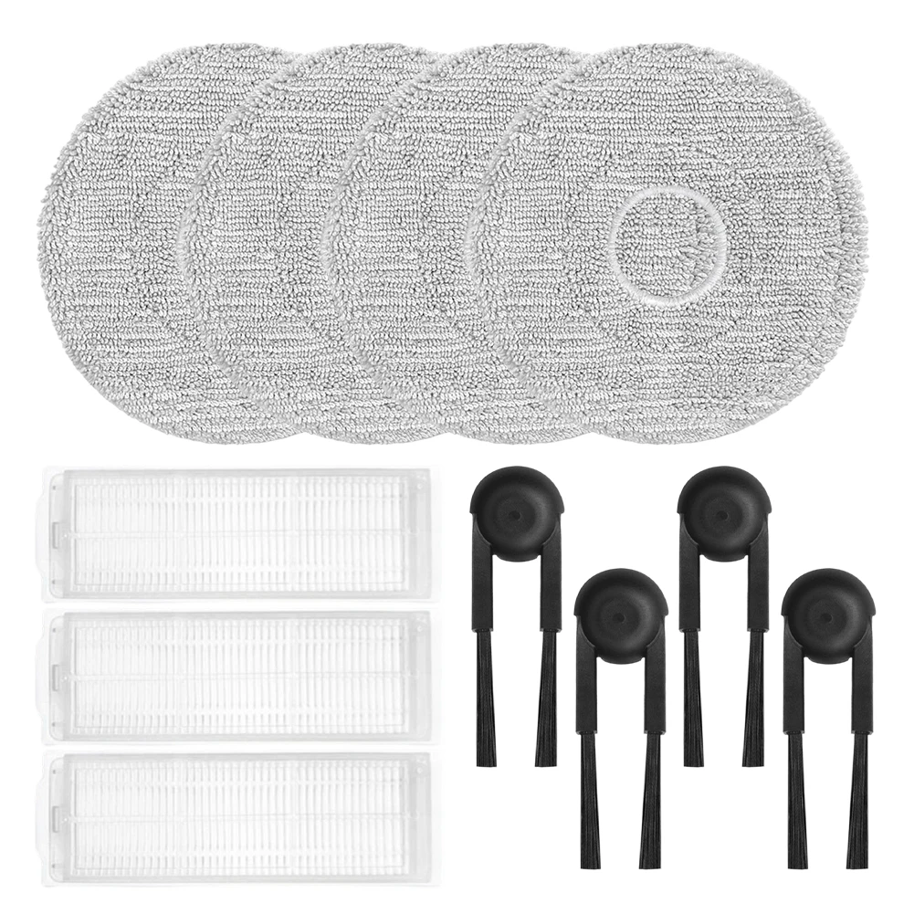 Side Brush Filter Mop Cloth Kit Capture Dust And Other Particle For Xiaomi S40 Pro/OV71GL Vacuum Cleaner Household Cleaning Tool