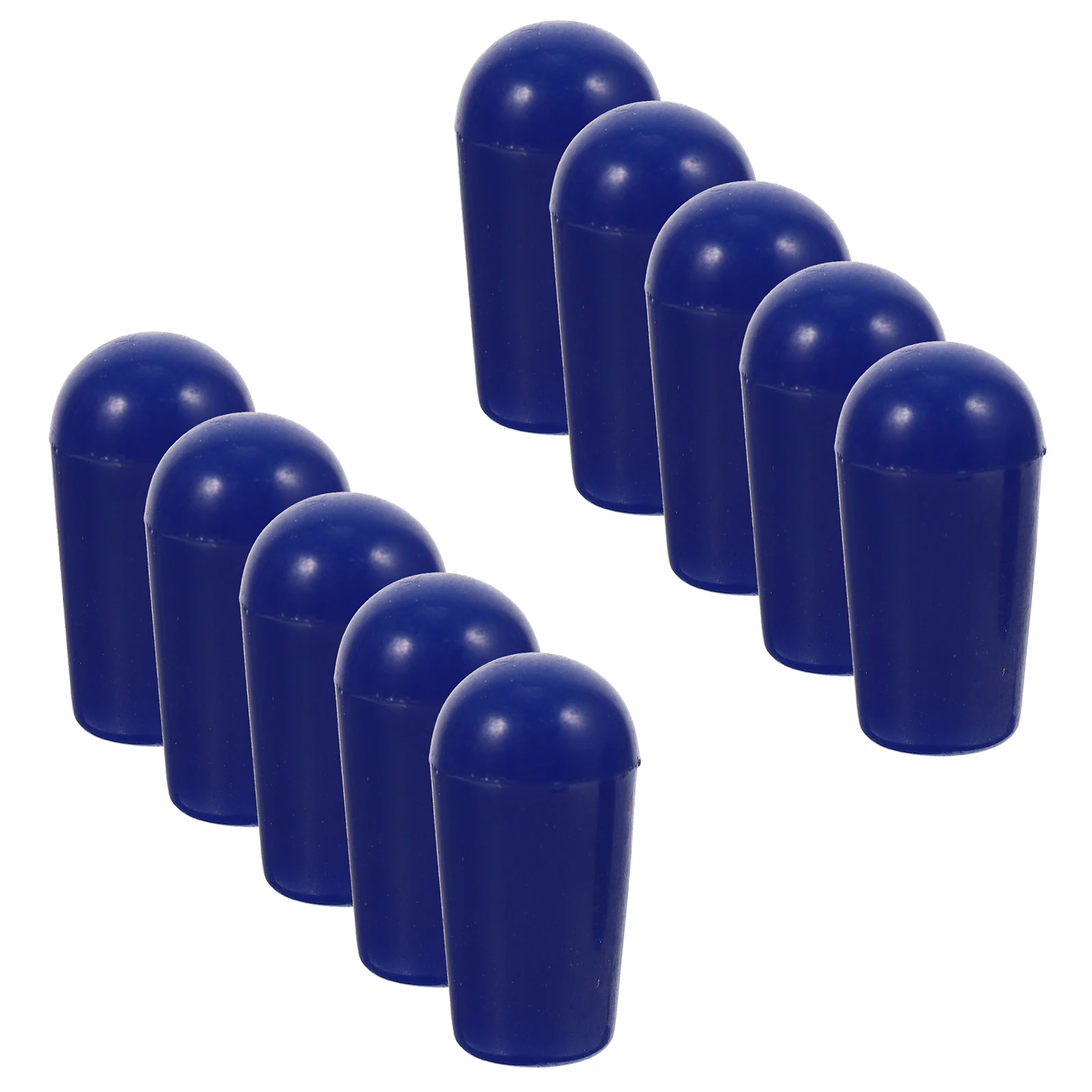 

10pcs Electric Potentiometer Shift Cap Blue Plastic Durable Replacement Toggle Caps Easy Install Compact Design for Threaded
