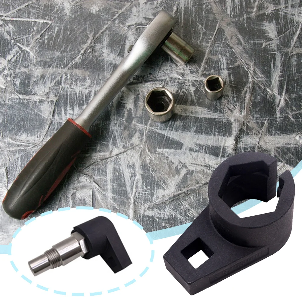 7/8 Inch/22mm Offset Oxygen Sensor Socket Wrench 3/8inch Drive O2 Remover Installer Tool Engine Wrench Car Accessories