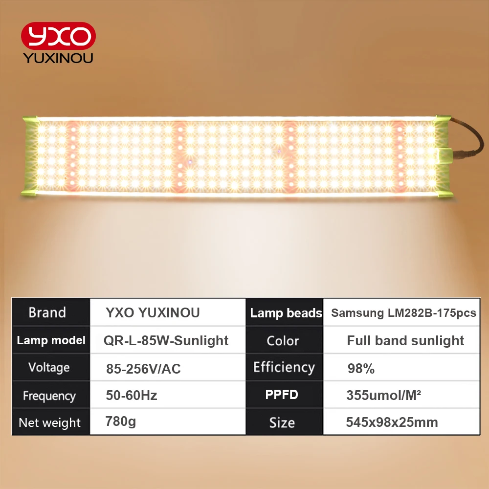 AC85-265V High Luminous Efficiency Growing Lamp Indoor lm281b grow light Phytolamp Plants 850W Full Spectrum LED Grow Light