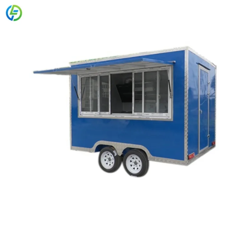 Customized High Quality Food Trucks And Customer Attraction Equipped With State of the Art Cooking Facilities