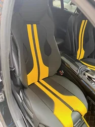 Car Front Seat Cover Interior Accessories Leather Cushion Red White Racing Yellow Universal for Porsche Ferrari Mercedes Audi