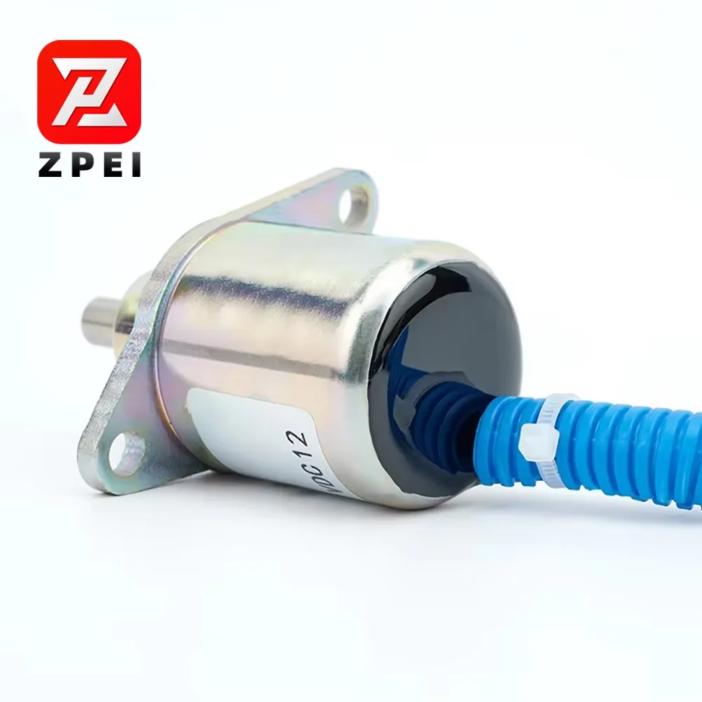 KM2V80-11700 Solenoid Valve 12V Engine Stop Solenoid For Kipor KM2V80 Generator Spare Parts