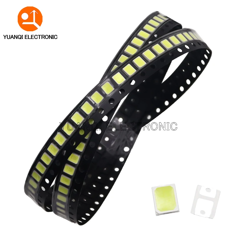 100pcs 2835 0.2W SMD LED Lamp Bead 20-25lm White / Warm White Chip Light Emitting Diode for DIY Light