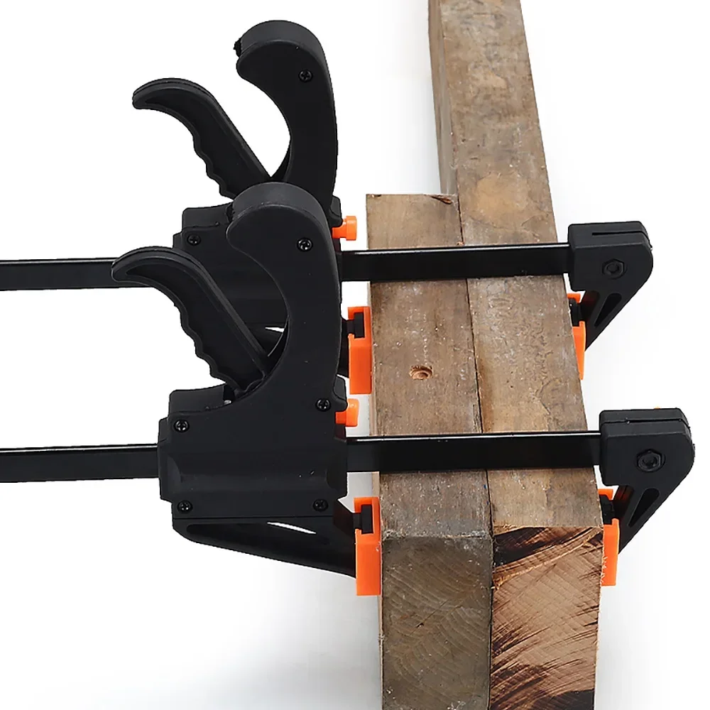 Spreader Wood Working F Clamp Clip Quick Ratchet Clip Heavy Duty Woodworking Bar Clamps Kit  DIY Carpentry Hand Tool Gadget
