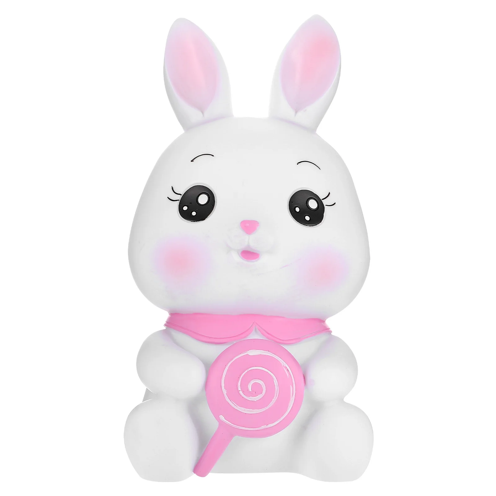 Anti-Drop Vinyl Coin Bank Bunny Piggy Bank For Kids Money Saving Box Desktop Decoration Cartoon Container Home Saving Box