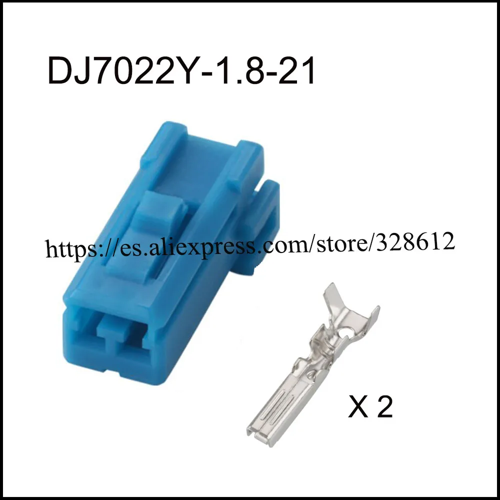 200set DJ7022Y-1.8-21 DJ7022Y-1.8-11  automotiveWaterproofconnector 2 pin famale male cable Plug socket  Includes terminal seal