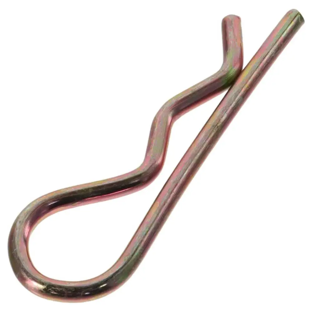 1/10Pcs Heavy Duty Colour Zine Cotter Pin M3.5×75mm Spring Steel R Clips Wire Hair Pins Farm, Lawn, Garden