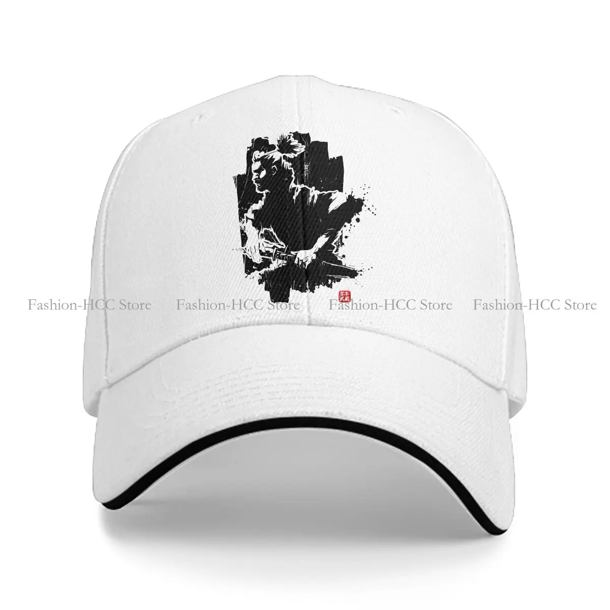 Cool Solid Color Baseball Caps Peaked Cap Miyamoto Musashi Japanese Samurai Sun Shade Hats Men Women