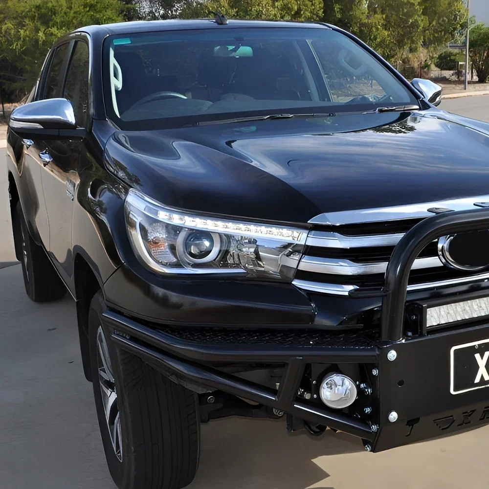 

For Toyota Hilux Revo Vigo 2015-2021 Automatic Headlights LED Assembly Upgrade Dual Lens Plug-and-Play Accessory