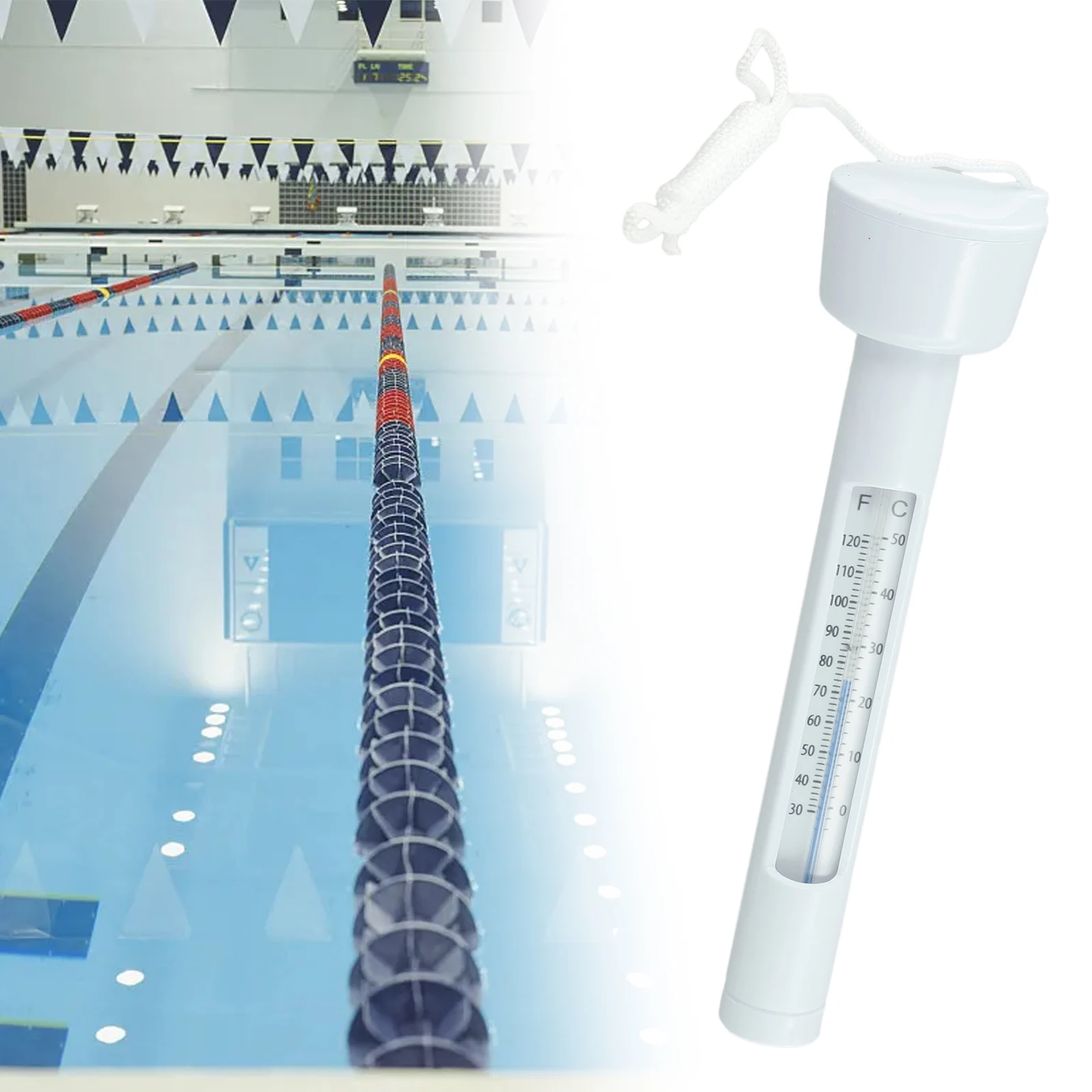 Floating Thermometer Convenient Floating Thermometer for Swimming Pools Hot Tubs and Saunas Wide Test Range Accurate