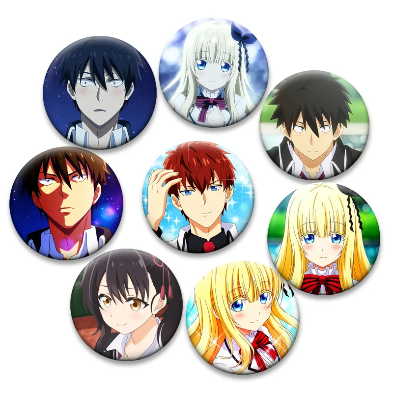 Anime Boarding School Juliet Brooch Romio Inuzuka,Juliet Persia,Hasuki Komai,Chizuru Maru Button Pin Cartoon Badge for Bag Decor