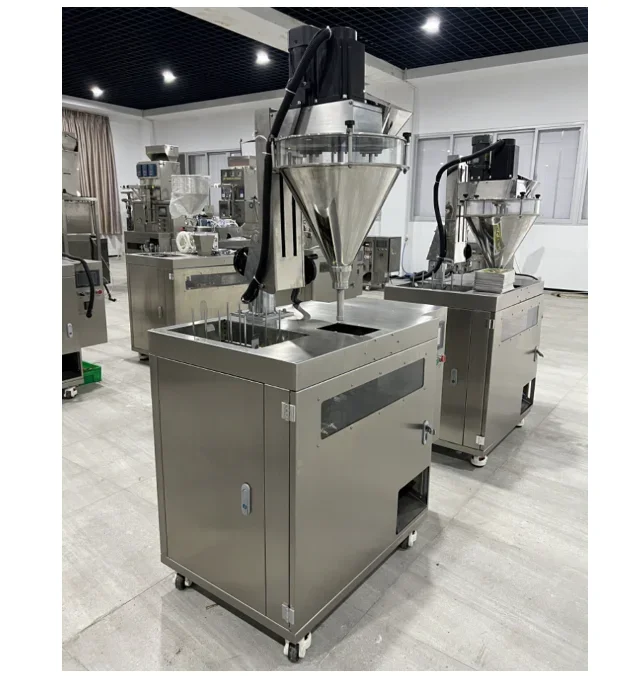 Full-automatic small prefabricated plastic bag  particle bagging machine standing bag weighing packaging machine