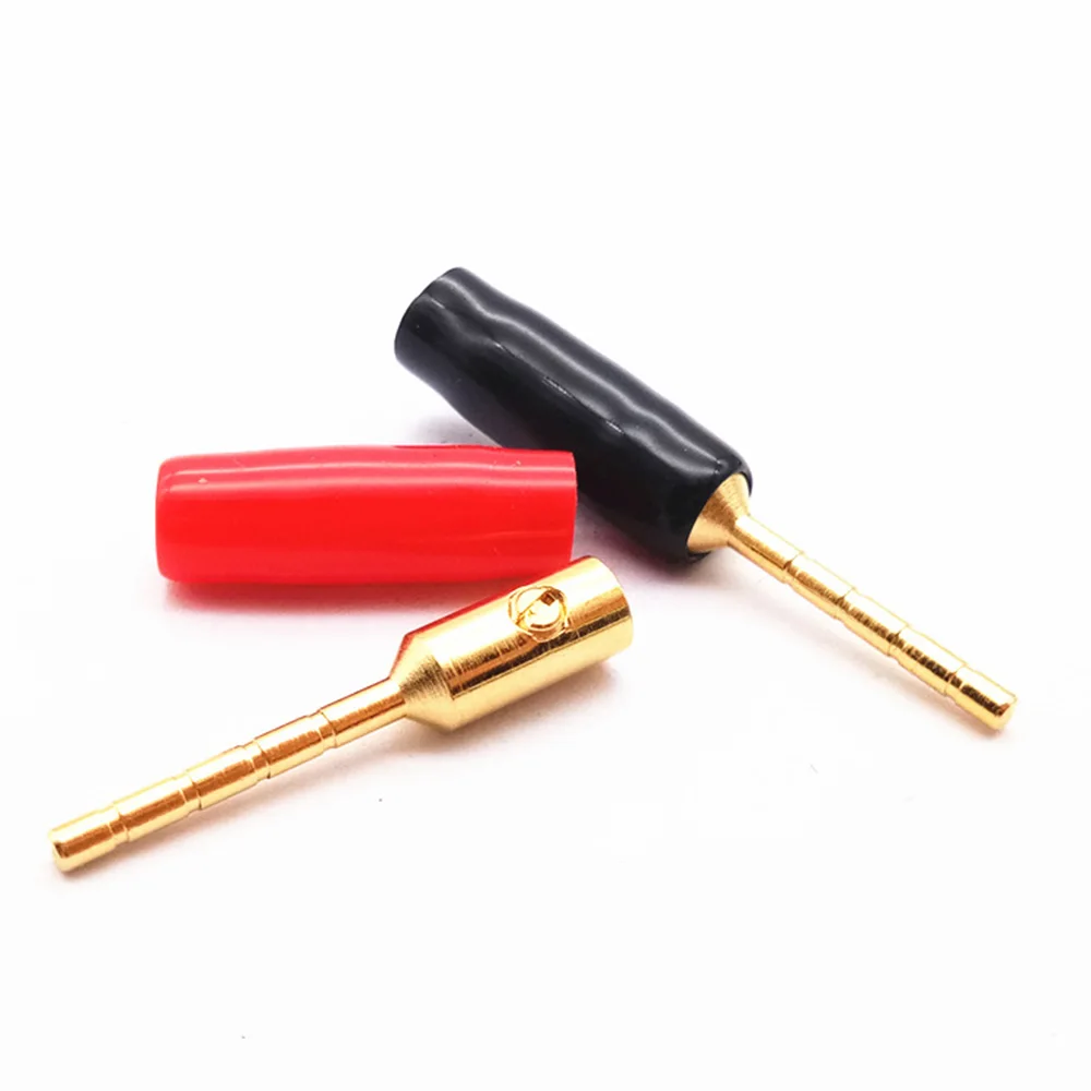 Musical Sound Speaker Banana Plugs Jack 2/12/50/100 Pieces 2MM Pin Screw Type Speaker Banana Audio Connector Plugs