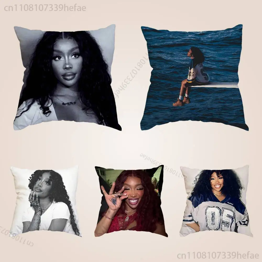 

Singer S-SZA Throw Pillow Case For Decoration 30cm 50cm 55cm Square Home Pillowcase Case