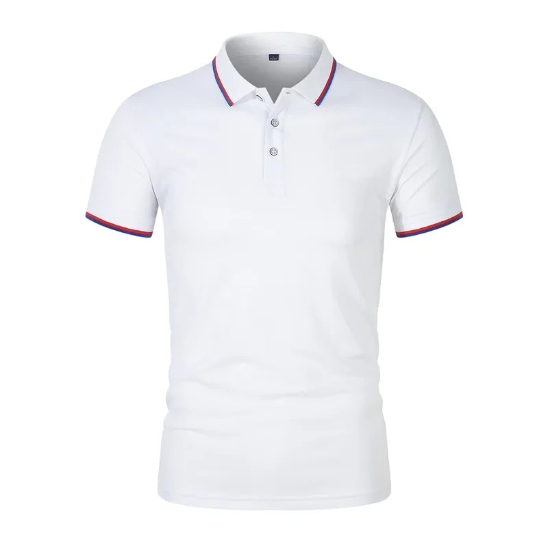 Summer Short Sleeved Polo Shirt Embroidered Name Custom Printed Logo Men's And Women's Workwear Top