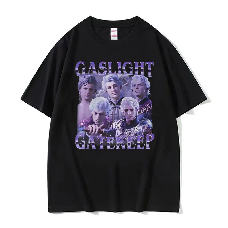 

Limited Pale Elf Astarion Baldurs Gate 3 Girl Dinner футболки для мужчин и женщин в стиле хип-хоп в стиле ретро футболка большого размера хлопковая футболка топы