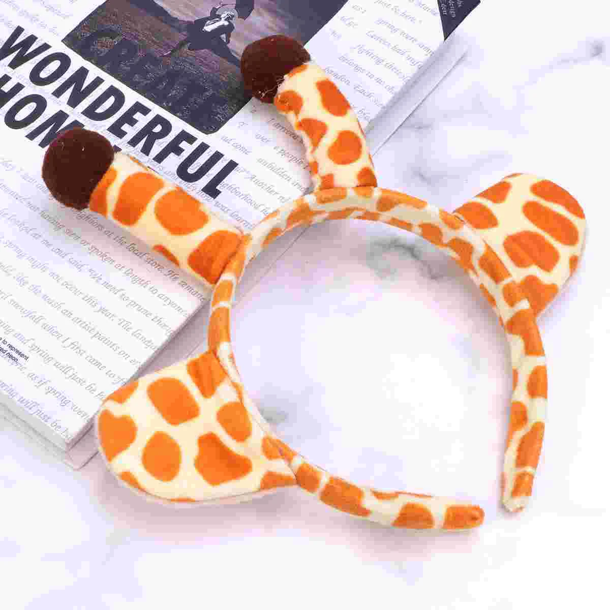 Performance Party Hair Band Accessories Kids Hoop Modeling Memorable Photo Props Giraffe Shape Headdress Headwear Kids'