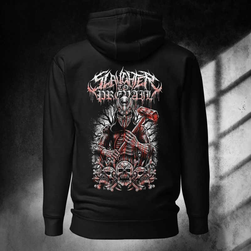 

2025 Autumn and Winter Slaughter To Prevail Deathcore Clothing Gothic Clothes Bloody Hoodie High-end Luxury