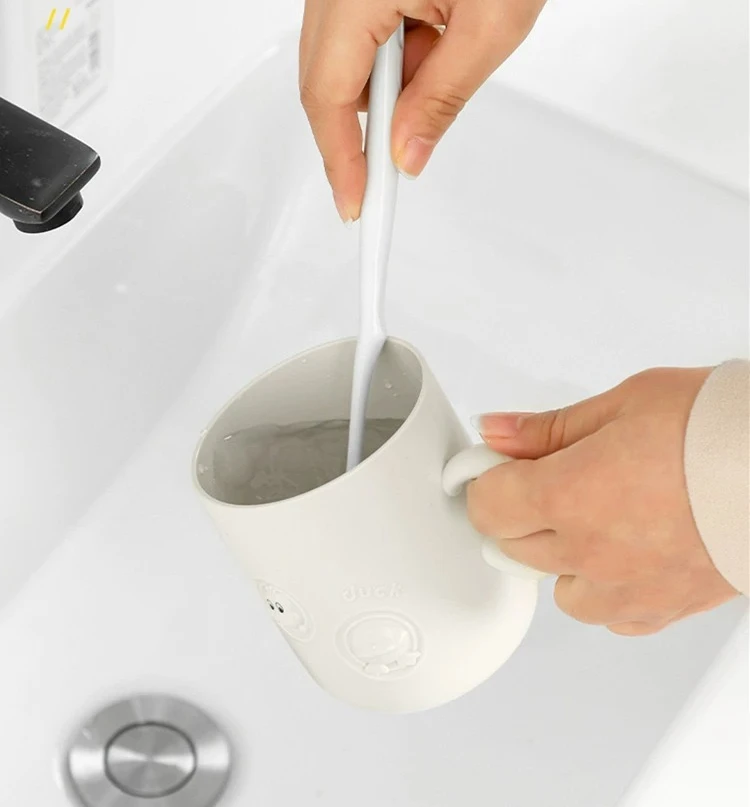 Thick and Drop Resistant Mouthwash Cup with Handle, Dental Jar for Children and Students  Household Plastic Cup for Washing