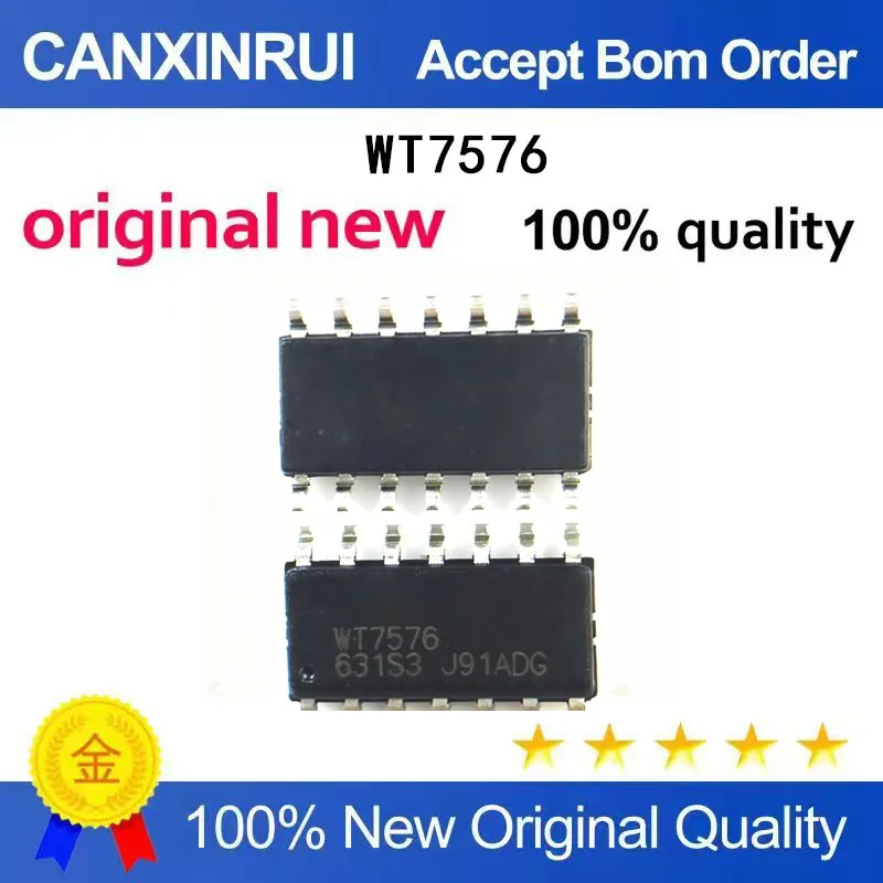 

(5-100 Pieces) New original WT7576 SOP-14 IC integrated circuit chip in stock
