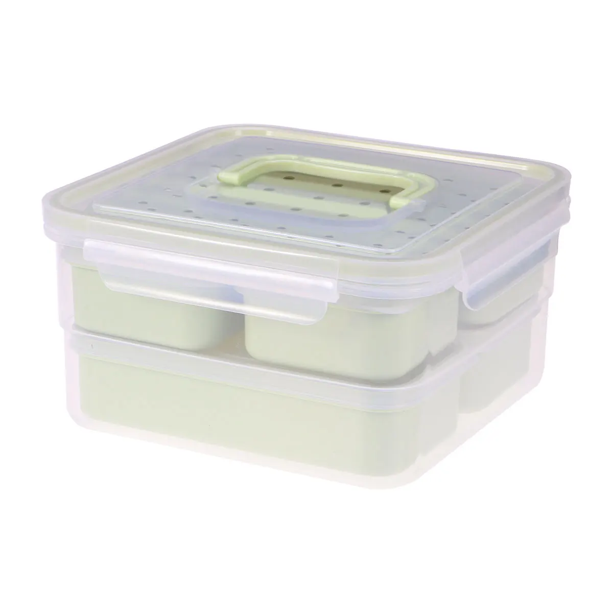 

6 Pcs Fresh Storage Box Containers for Food Divided Multifunction Fridge Salad Lunch Adults Snack Prep Refrigerator Child Meal