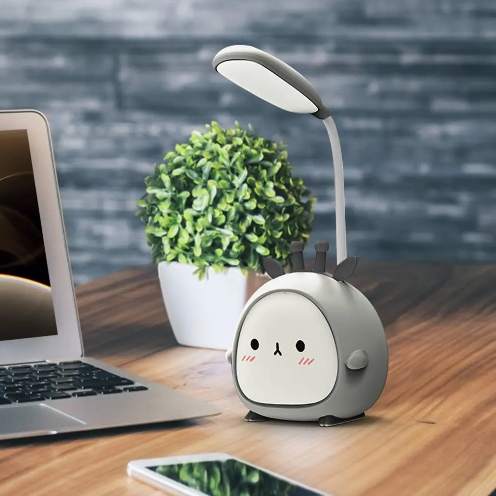 New LED Lamp Portable Desk Foldable Light Cute Animal Ambient Light USB Charging LED Reading Lamp Eye Protective Night Light
