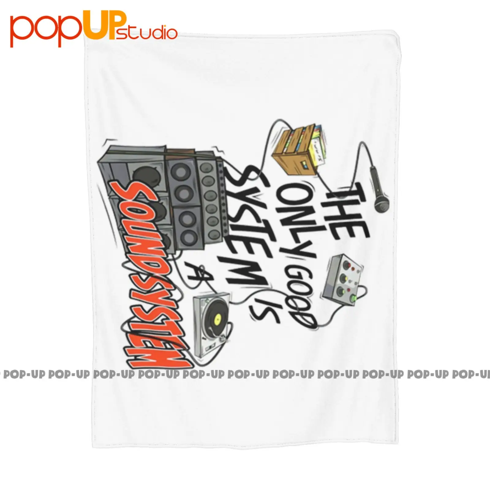 Music The Only Good System Is A Soundsystem Ultra-Soft Blanket Quilt Winter Sofa Cover Bed Covers