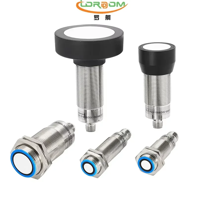 Waterproof Ultrasonic Distance Sensor 50mm 500mm Long Range NPN/PNP/0-10v/4-20 Ultrasonic Water Level Proximity Sensor RS485