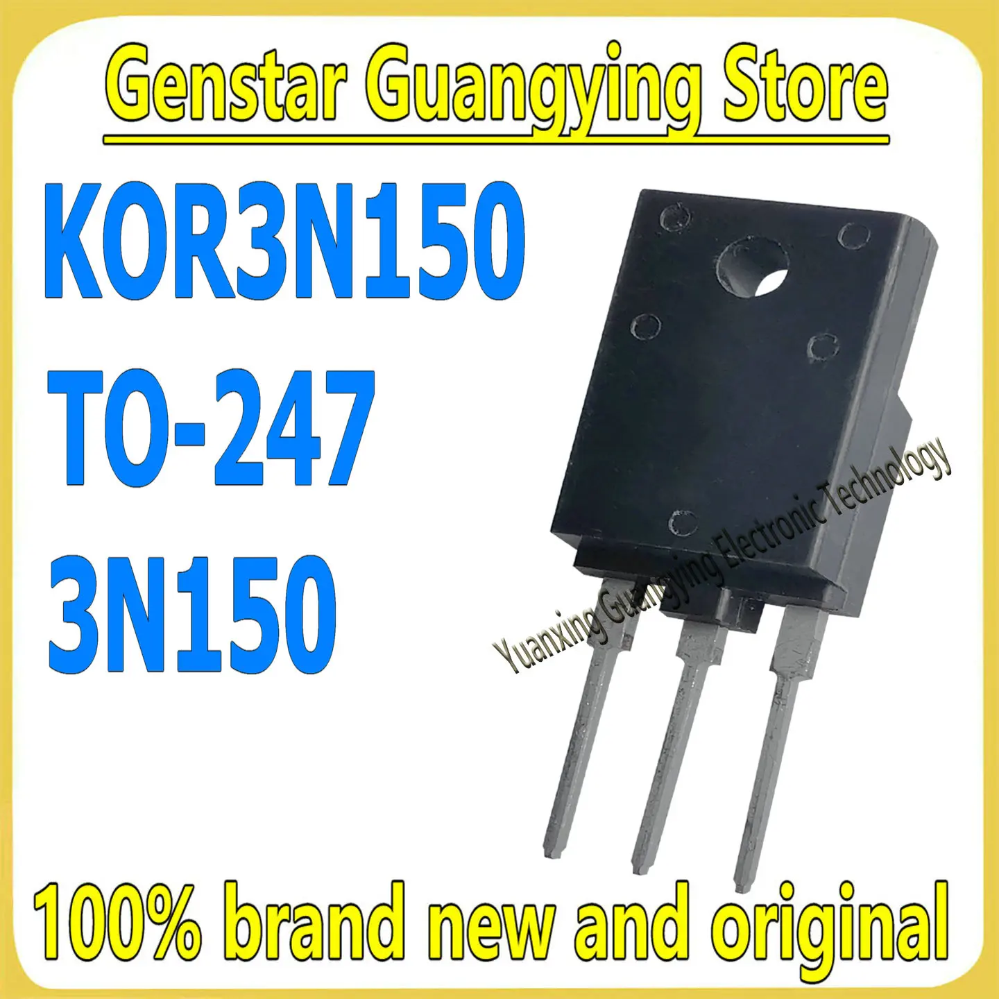 (1 piece) KOR3N150 STFW3N150 3N150 3NI50 TO-3PF Field-Effect Transistor (FET) KOR Welding Machine Inverter Transistor 100% new