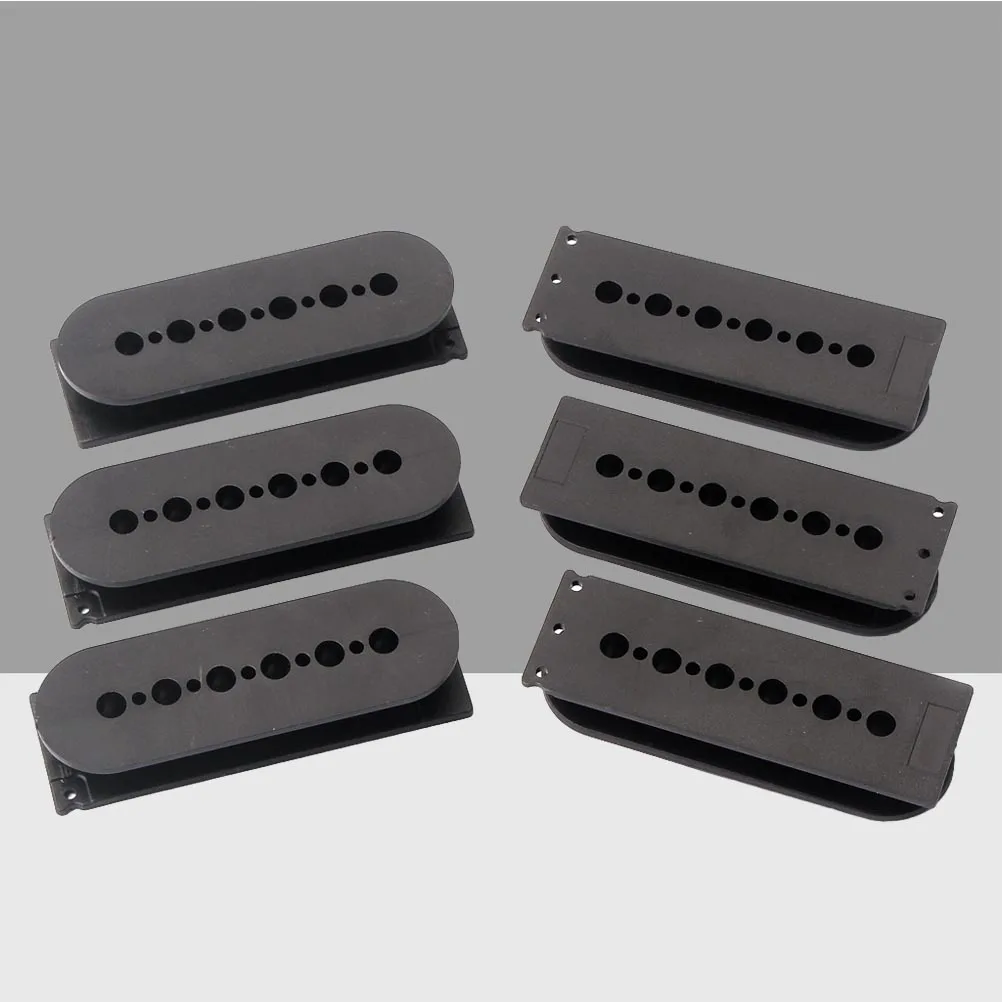 

6 Pcs Bass Pickup Cover Elegant Double Coil Slug Bobbin Humbucker Easy to Carry