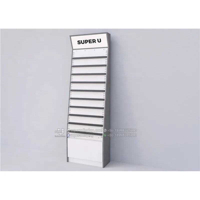 (customized)Wall Cell Phone Accessory Display Stand Shelf with Magnetic Signs Fashion Phone Retail Store Display Furniture