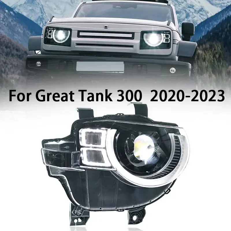 

Led Front Lights For Great Wall WEY Tank 300 Led Headlights Assembly 2021-2023 Accessories Modified Led DRL Turn Signal Headlamp