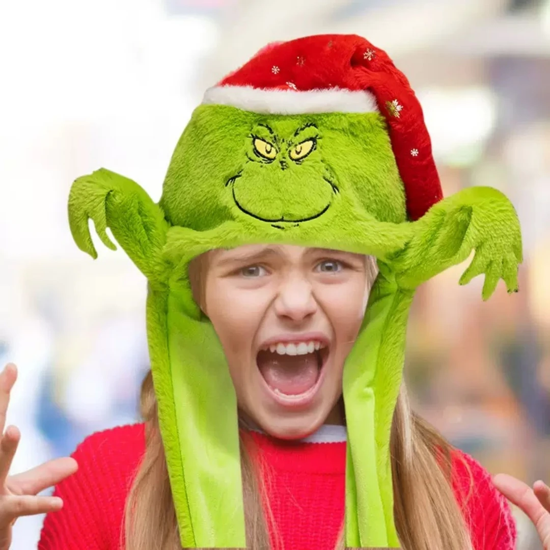 

10piece Christmas Elf Airbag Plush Hat Pinching Ears Halloween Cosplay Christmas Devil Animal Hat Christmas gift toys