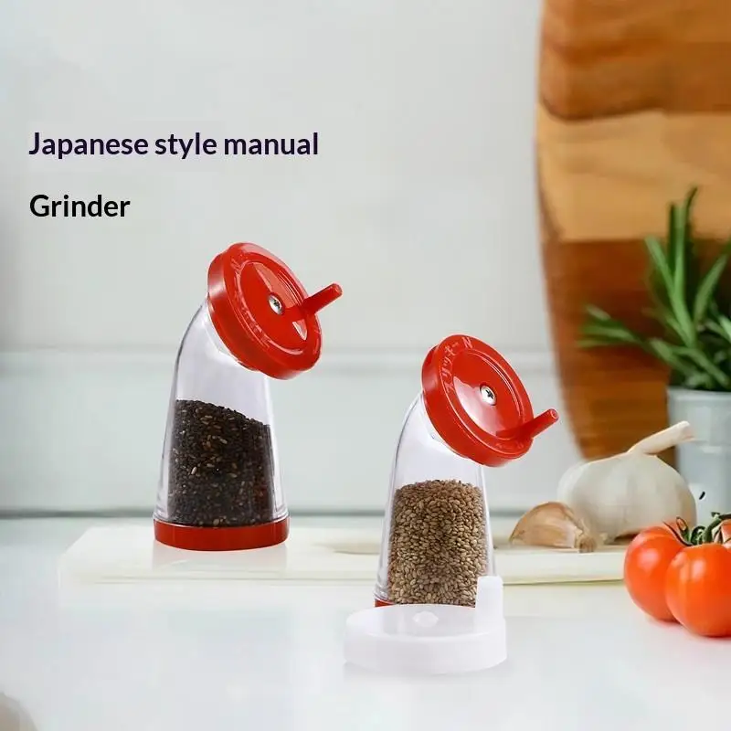 Manual Sesame Grinder Hand Seasoning Crusher Tool Handmade Salt Or Pepper Grinder For Home Kitchen Salt Pepper
