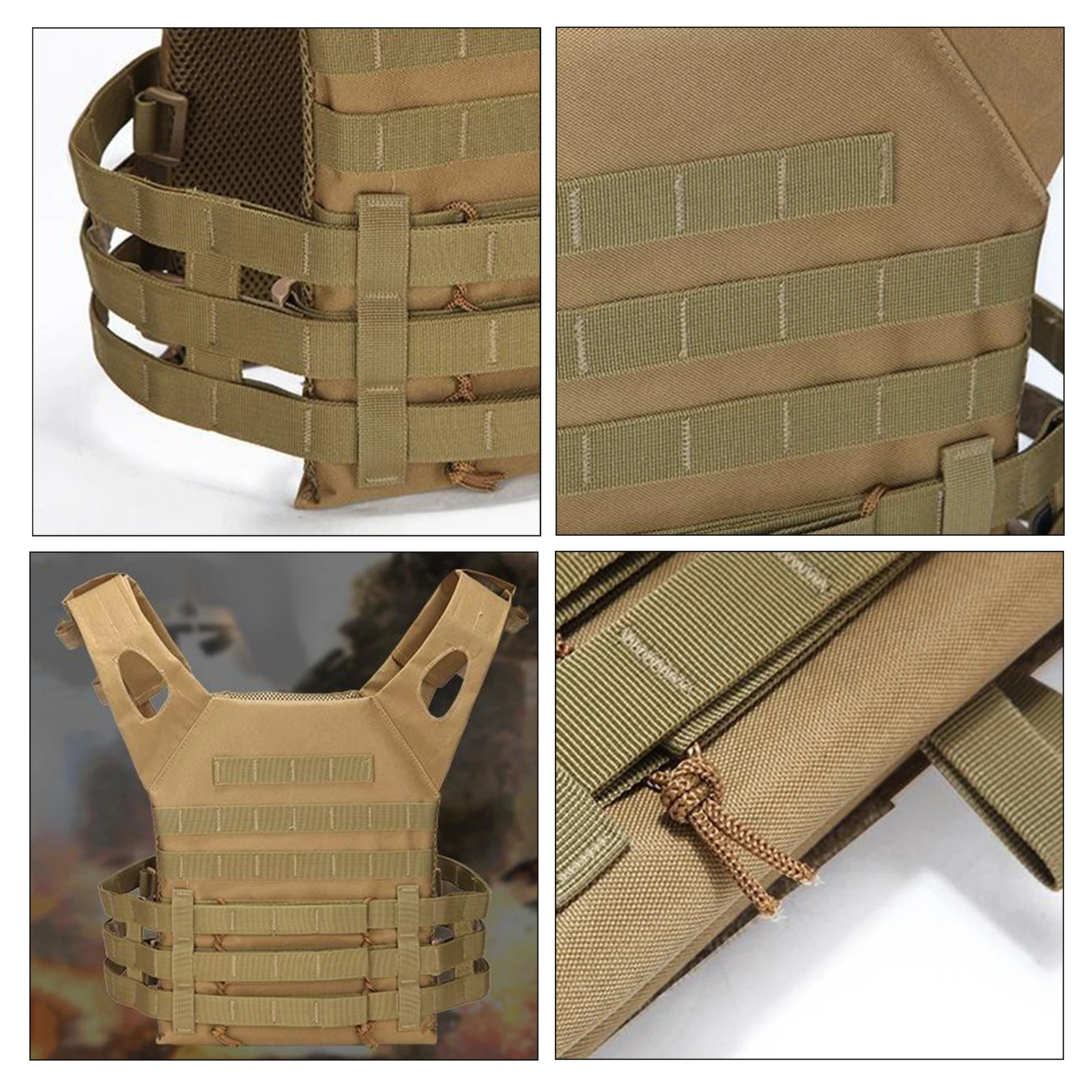 Bullet Proof Vest 800D Hunting Tactical Vest Military Molle Plate Carrier Magazine Airsoft Paintball CS Outdoor Protective