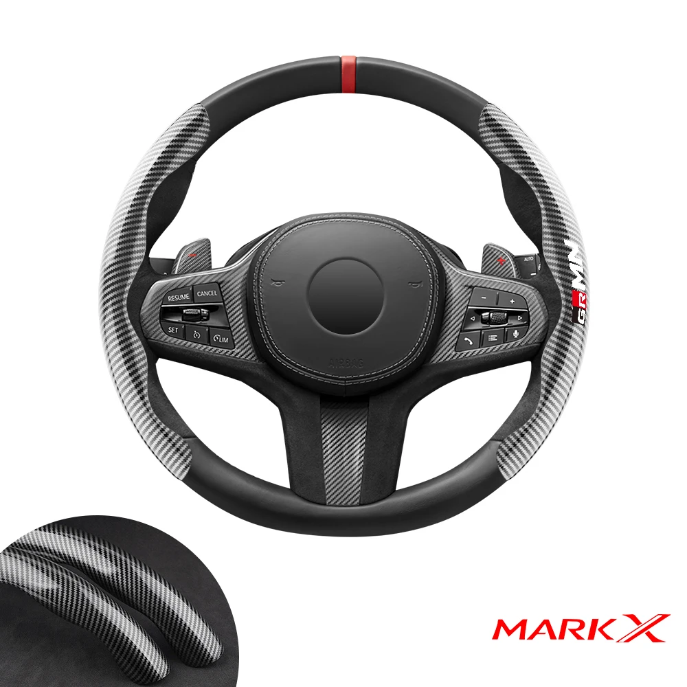 for Toyota MARKX MARK-X grmn premium 350s 300g facelift car steering wheel cover car accessories