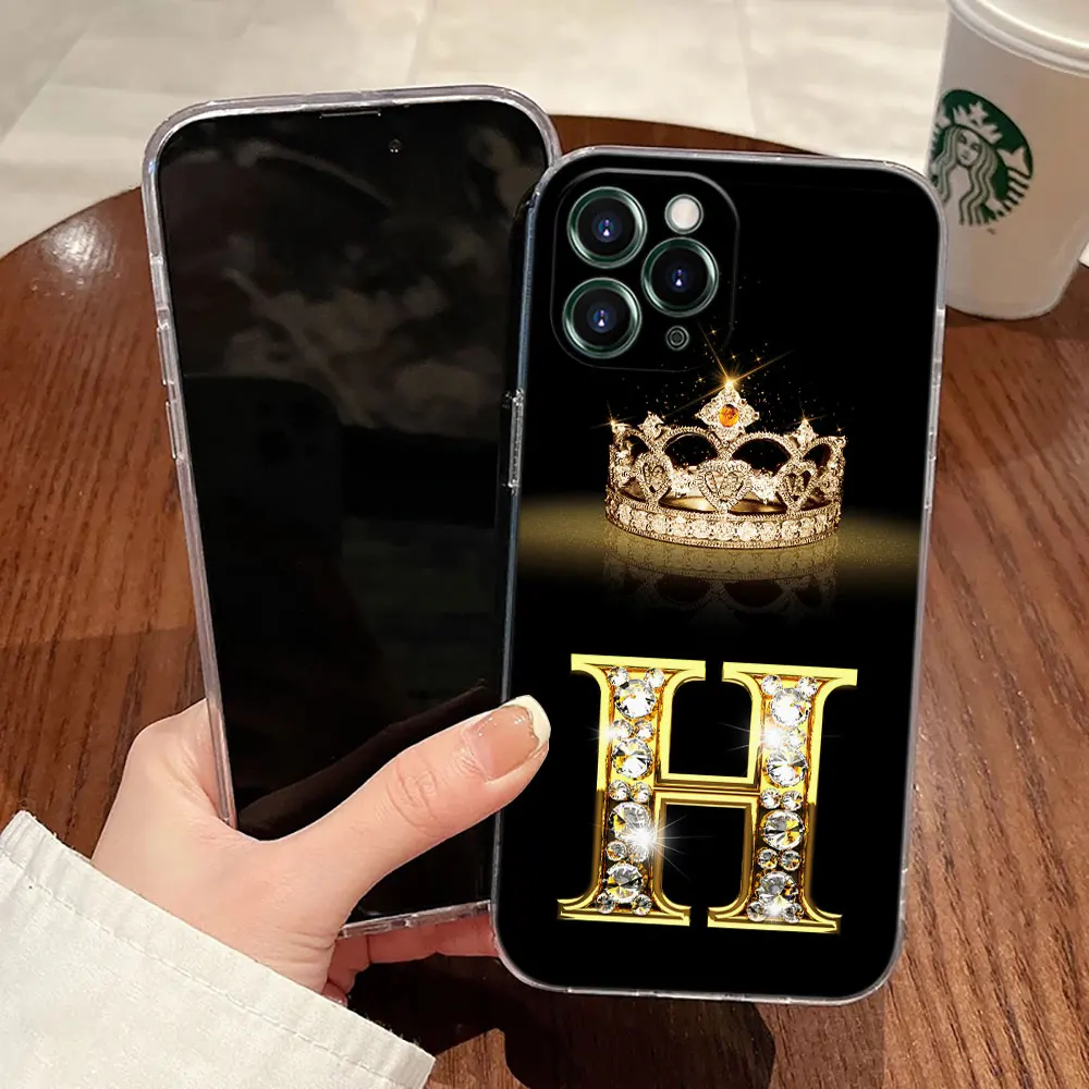 حافظة شفافة أولي G F V H D P C B لهاتف أبل آيفون 17 16 15 14 13 12 11 Pro Max 16 Plus 16E 17Air 17Pro #4