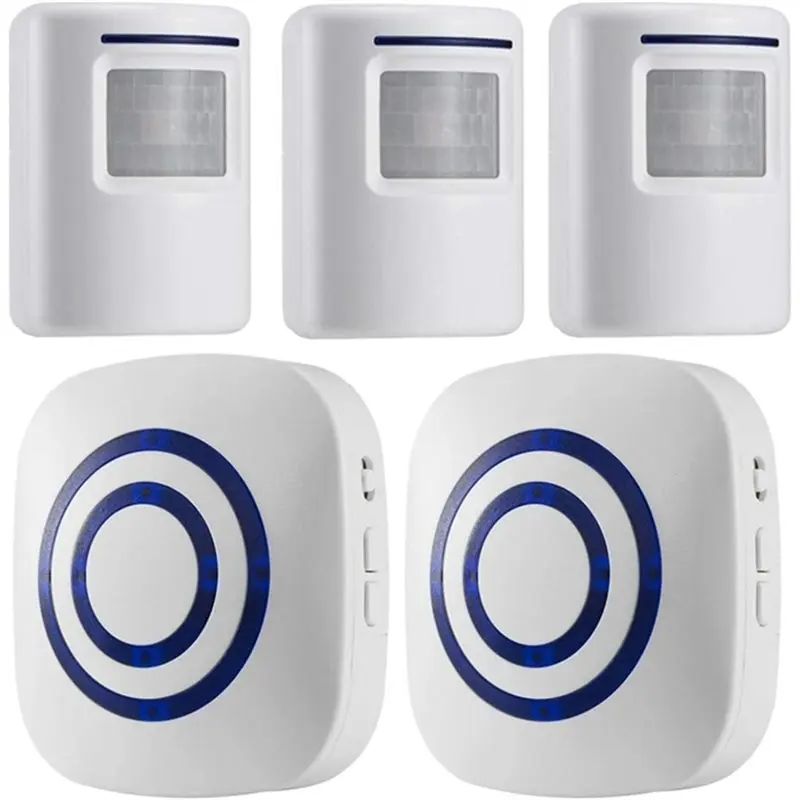 ab25-garage-doorbell-passage-alarm-wireless-driveway-alarm-system-adjustable-volume-home-security-access-speed-detection-eu-plu