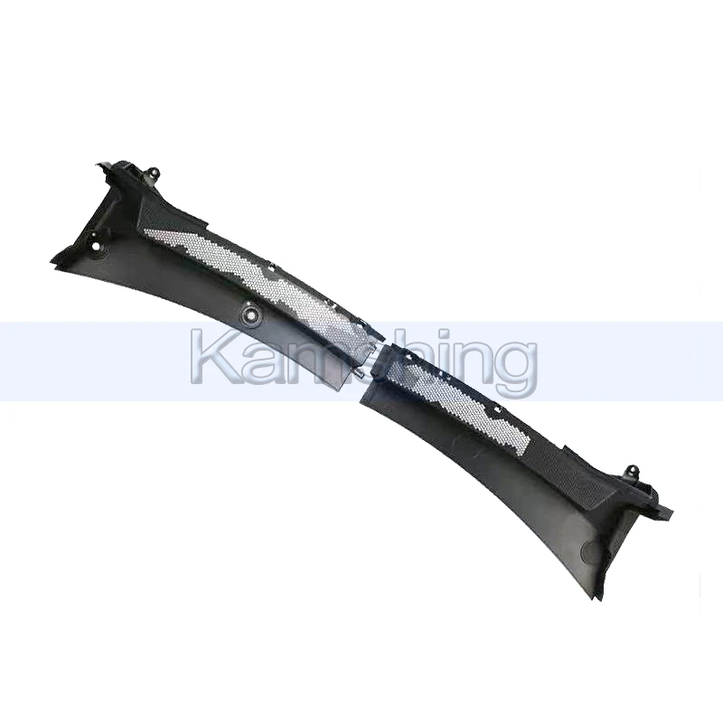 Kamshing 1pair Front Panel Cover Rainwater Collection Board For Peugeot 4008 5008 Front Wall Cover Grille 98101165XT 98101164XT