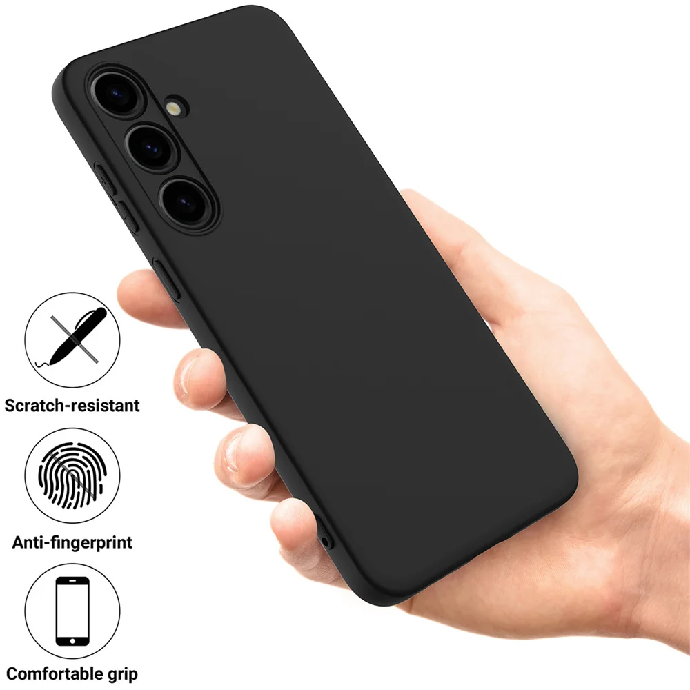 화려한 액체 실리콘 소프트 TPU 케이스 S22 S23 S24 FE Plus 삼성 갤럭시 S25 S24 S23 울트라 보호 소프트 폰 커버