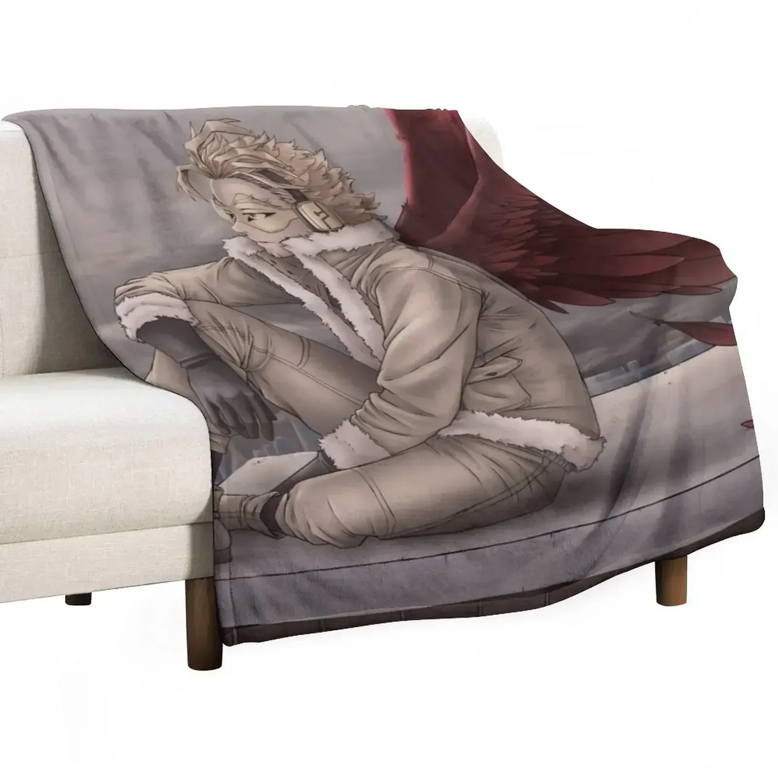 Rooftop Hawks Throw Blanket Comforter Sleeping Bag Tourist sofa bed Blankets