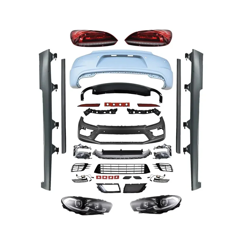 

Modify car parts Scirocco 2010-2014 facelift 2015- R Tuning auto parts For upgrade body kits with headlamp taillamp