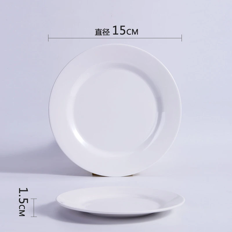 Household Kitchen Tools, Melamine Plates, Home Western Style Steak and Fruit Plates, Imitation Porcelain Outdoor Picnic Plates