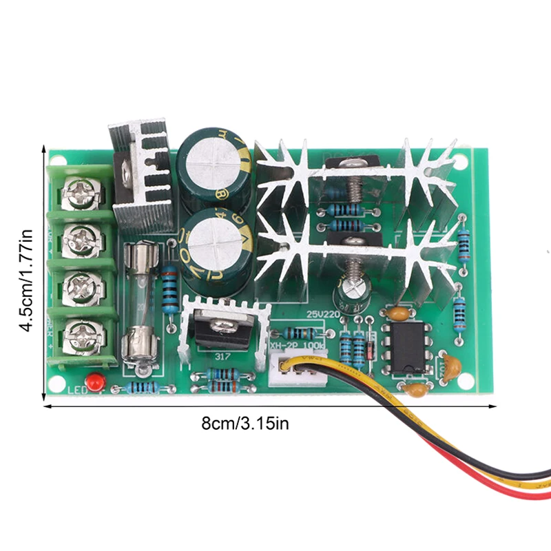 20A PWM DC10-60V regolatore di controllo della velocità del motore regolatore di velocità del motore interruttore regolatore di tensione di corrente modulo di azionamento ad alta potenza