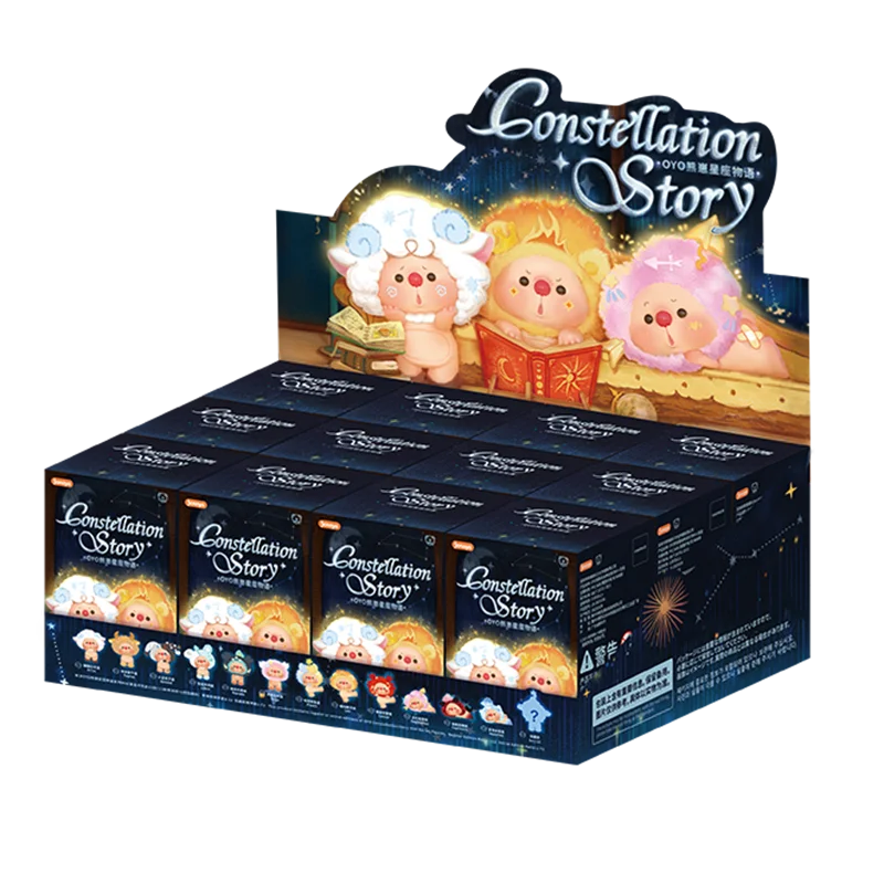 

OYO Bear Cub Zodiac Story Series Blind Box Collectible Toy Trendy Gift Display Hanging Ornament Mystery Box Surprise Gift