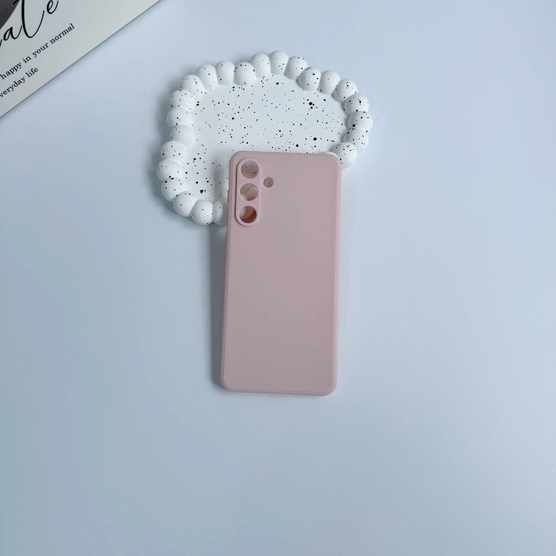 Für Galaxy s26 A52 A17 A05S Full-Cover-Handyhülle mit gerader Kante und Würfelmuster aus Silikon A07 – Detail 2